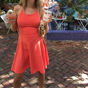 Susan Monaco coral dress - size S